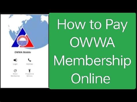How to Pay OWWA membership thru Online .